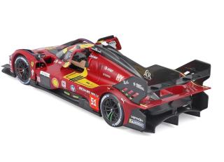 Ferrari 499P LMH #51 LeMans 25h 2025 Fahrer: Alessandro Pier Guidi, James Calado und Antonio Giovinazzi Burago 1:24